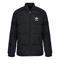 adidas originals Heavy Down Jacket Stay Warm Solid Color Black BR9735