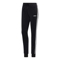 (WMNS) adidas W E 3s Pant Tri Slim Fit Bundle Feet Knit Sports Pants/Trousers/Joggers Black DP2382