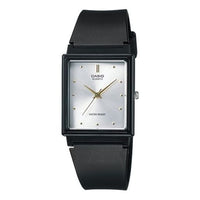 CASIO Quartz Waterproof White DialBlack Strap Mens WhiteBlack Analog MQ-38-7A
