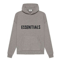 Fear of God Essentials SS21 Knit Hoodie 'Dark Heather Oatmeal' FOG-SS21-617