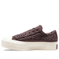 (WMNS) Converse Chuck Taylor All Star Platform Low 'Cozy Sherpa - Violet Ore' 572201C