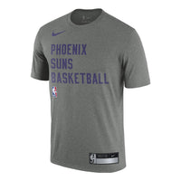 Nike x NBA Phoenix Suns Dri-FIT Practice T-shirt 'Grey' FJ0186-063