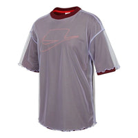 (WMNS) Nike As Sportswear Tulle Shortsleeve Tee Purple DD4530-580