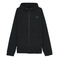 New Balance Slim Fit Hooded Jacket 'Black' MJ93932-BK