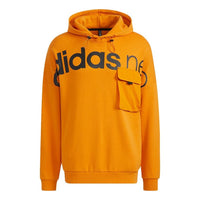 Men's adidas neo Ard Hdy Large Logo Printing Orange HG1607