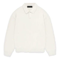 Fear of God Essentials FW23 Knit Polo 'Cloud Dancer' 192BT232181F