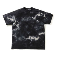A Bathing Ape Tie Dye Loose Short Sleeve Tee 'Black' 1H30-109-014