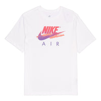 Nike Alphabet Logo Printing Round Neck Casual Short Sleeve White DR0984-100