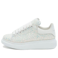 (WMNS) Alexander McQueen Oversized Glitter Sneaker 'Silver' 558944W4SA18316