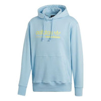 adidas originals Kaval Series Printing Logo Casual Sports Pullover Blue DV1941