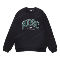 New Balance Casual Sports Sweatshirt 'Black Green' 5CC44333-BK