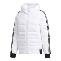 adidas neo M Sprt Dwn Puff Casual Sports hooded down Jacket White GJ8864