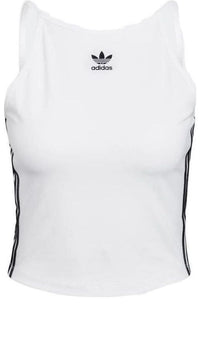 (WMNS) adidas originals Adicolor Classics Cropped Tank 'White' HC1977