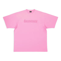 Balenciaga Caps T-shirt Boxy Fit 'Pink' 651795TNVL15700