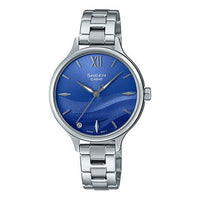 CASIO SHEEN Series SEA WAVE Subject Stylish Simplicity Watch Artificial Sapphire Gradient Blue Sapphire Crystal SHE-4550D-2BUPR