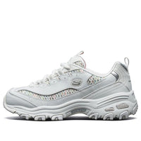(WMNS) Skechers D'lites 1.0 Sneaker GS White 13144-WMLT
