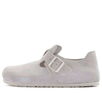 Birkenstock London Suede Leather Narrow Fit 'Antique White' 1024626