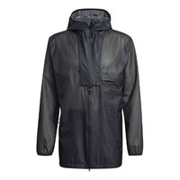 Men's Y-3 SS21 Nylon waterproof Jacket Black GV6086