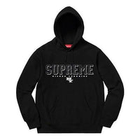Supreme Gems Hooded Sweatshirt 'Black White' SUP-SS20-446