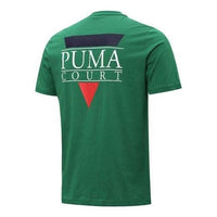 PUMA Tennis Club Graphic Tee 'Green' 536958-96