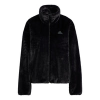 (WMNS) adidas Met Fur Jacket T1 'Black' HM7105
