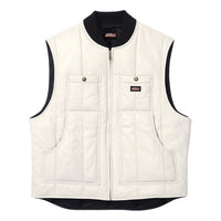 Supreme x Dickies FW23 Week9 Leather Work Vest 'White' SUP-FW23-163