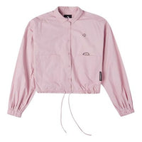 (WMNS) Converse Small Logo Casual Shirt Jacket Pink Purple 10023159-A02