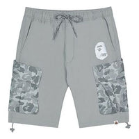 New Balance x A Bathing Ape Relaxed Fit Shorts 'Grey White' BASP6000-GYX