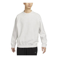 Nike Solo Swoosh Fleece Crewneck 'White' DX1362-051