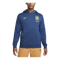 Nike Brazil Travel Fleece Soccer Hoodie 'Blue' DH4822-490
