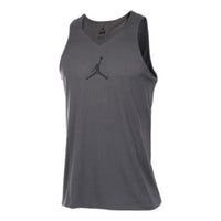 Men's Air Jordan Ultimate Flight Logo Printing Solid Color Quick Dry Breathable Sports Black Vest 842315-021