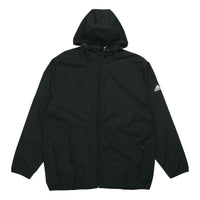 adidas Windbreaker Hooded Jacket 'Navy Blue' FM5345
