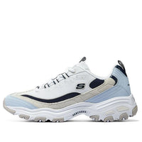 Skechers D'Lites Varsity Spirit Sneaker 'White Beige Blue' 894282-NTNV