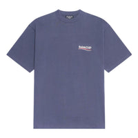 Balenciaga Political Campaign T-Shirt Large Fit 'Dark Grey' 641675TKVJ11366