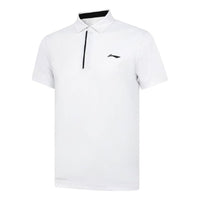 Li-Ning Training Polo Shirt 'White Black' APLT031-2