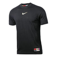 Nike AS Men's NK FC Cotton Jersey JSY Short Sleeve SS Black CZ1010-010