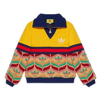Gucci x adidas Half-Zip Jacket 'Camel Yellow' 723088-XKCUR-2436