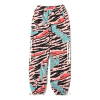 Men's adidas Full Print Straight Sports Pants/Trousers/Joggers Pink HF5109