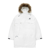 New Balance Long Puff Down Jacket 'White' 5PC44303-IV