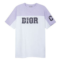 Men's DIOR x KENNY SCHARF Crossover SS21 Knit Short Sleeve White 193J646A0554-C880