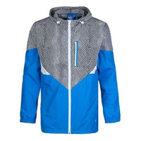 adidas originals Splicing Sports Jacket Coat Male Blue AC0479