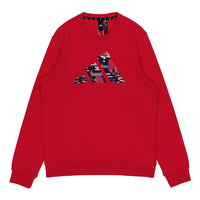 adidas CNY Graphic Logo Prints Sweatshirt Red GP1838