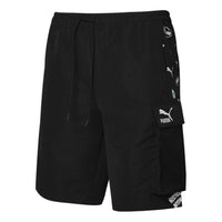 PUMA Awareness Cargo Woven Shorts 'Black White' 532038-01