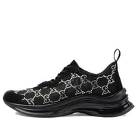 (WMNS) Gucci Run GG Crystal Sneaker 'Black' 758088-FACG4-1099