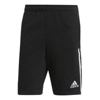 adidas Tiro 21 Sweat Shorts Stripe Slim Fit Soccer/Football Sports Black GM7345
