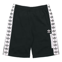 adidas originals Side Webbing Logo Printing Sports Shorts Black DX4230