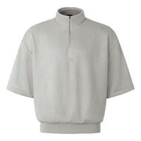 adidas Basketball Sueded 3/4 Half-Zip Sweatshirt 'Sesame' IN7712