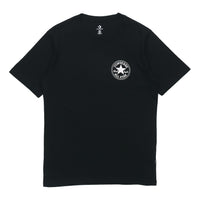Men's Converse All Star Logo Printing Round Neck Sports Short Sleeve Black 10021631-A01