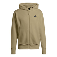 adidas Z.N.E. Premium Full-Zip Hooded Track Top 'Olive Strata' IN5090