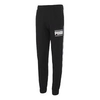 PUMA SS21 Logo Sports Pants 'Black' 847589-01